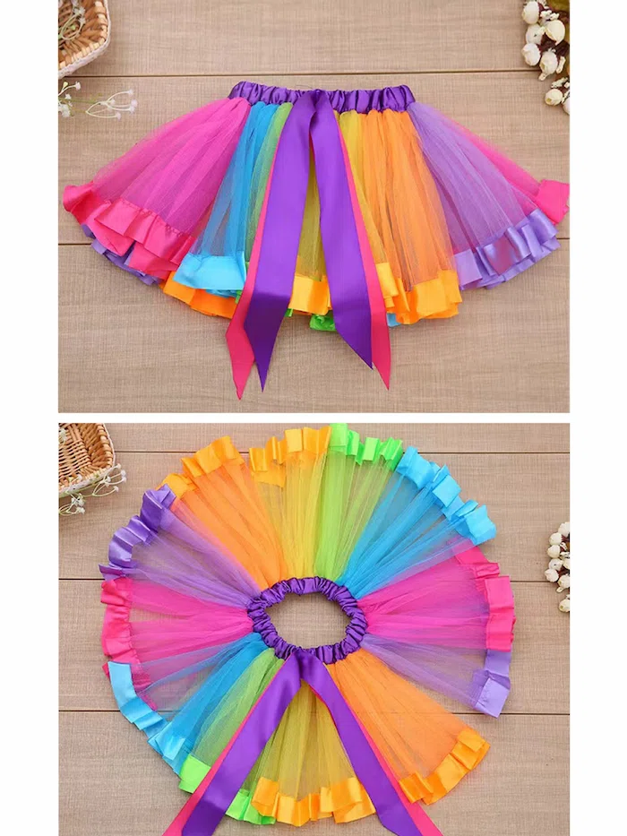 Star Colored tutu skirt4